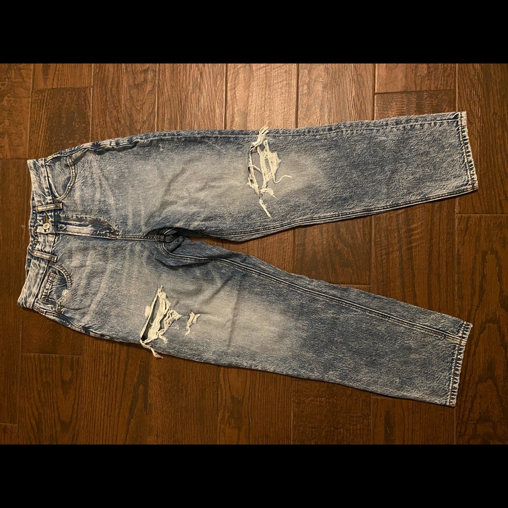 american eagle curve love mom jeans